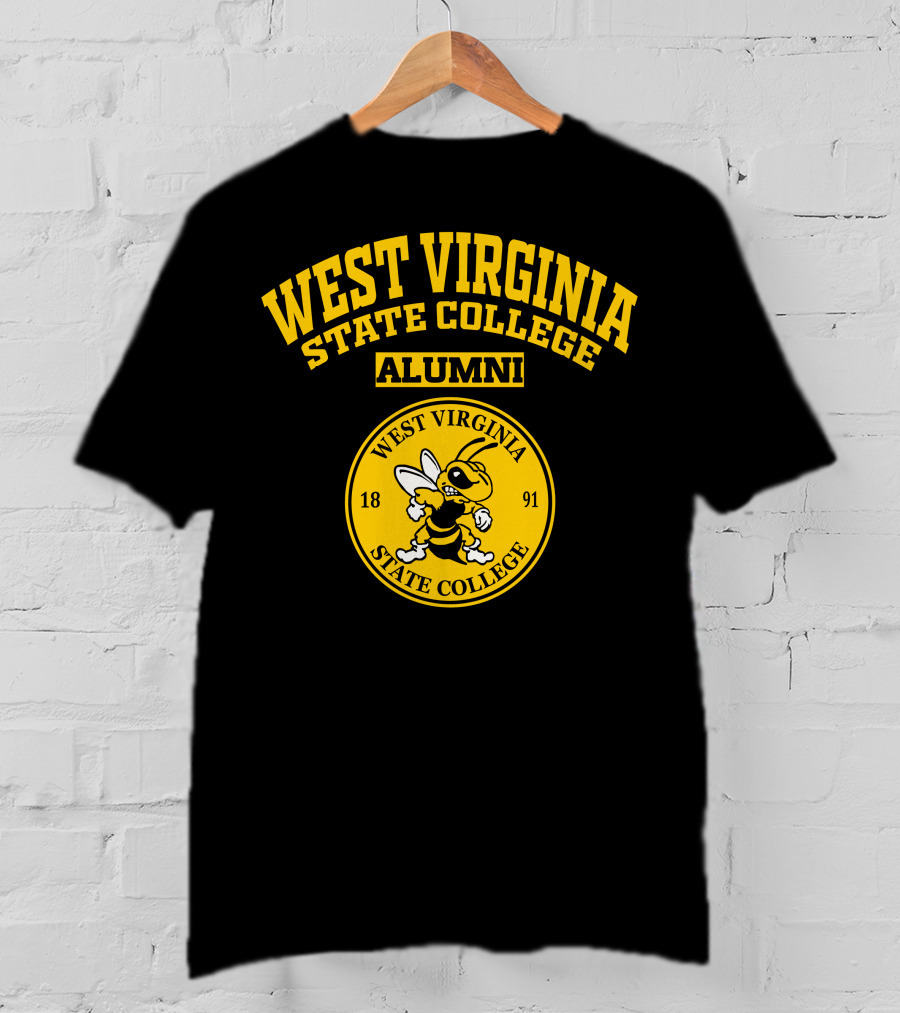 West Virginia State College Alumni 1891 Yellow Jacket T-Shirt