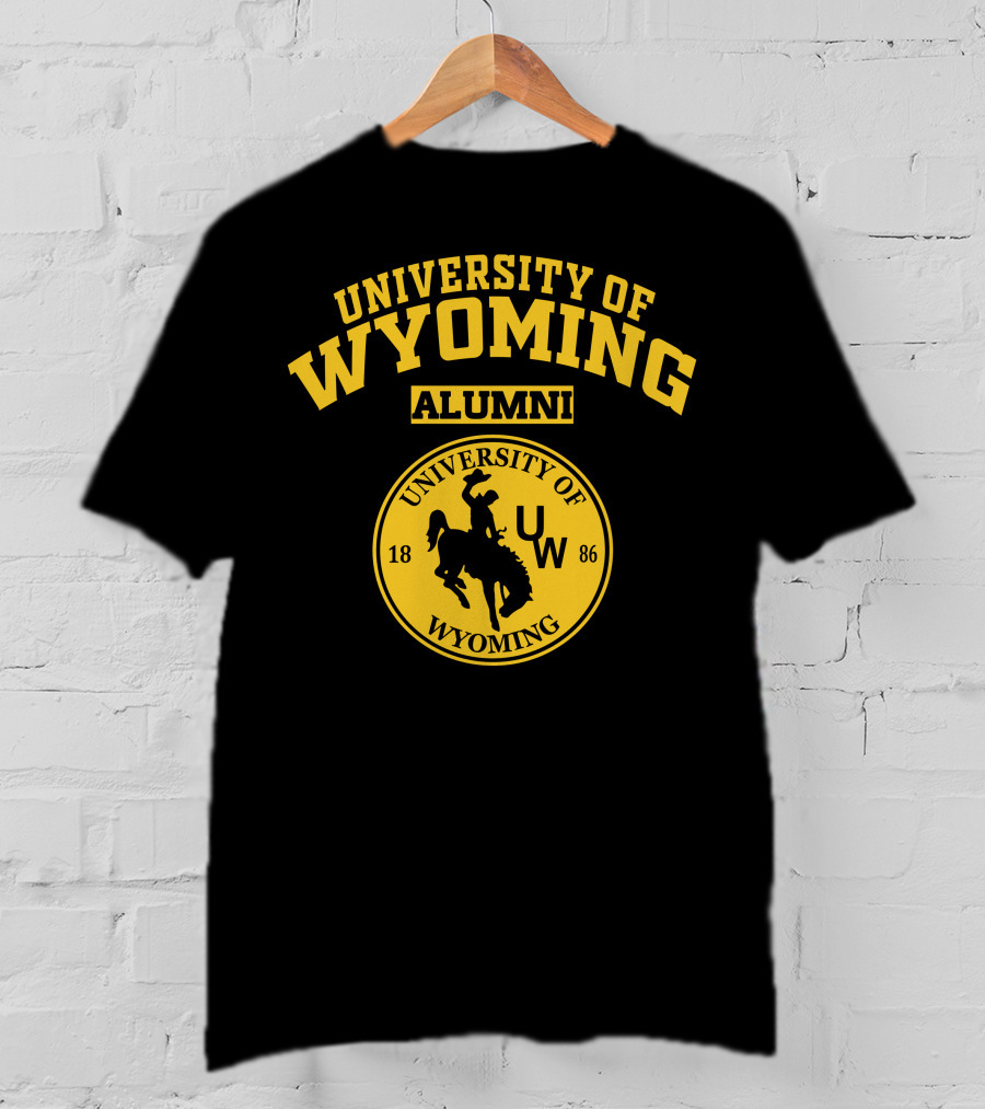 UNIVERSITY OF WYOMING ALUMNI 1886 UW T-Shirt