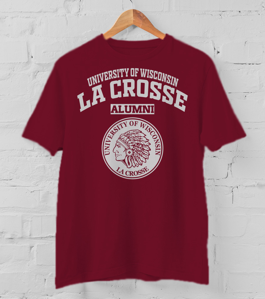 University Of Wisconsin La Crosse Alumni Indian Head T-Shirt
