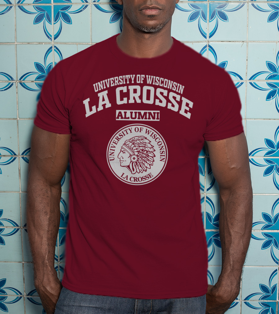 University Of Wisconsin La Crosse Alumni Indian Head T-Shirt