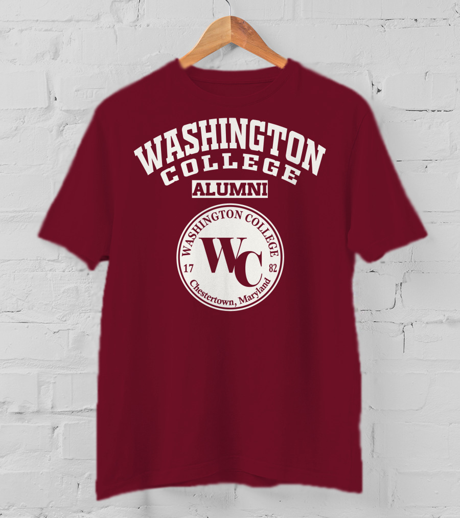 Washington College Alumni Chestertown Maryland 1782 WC T-Shirt