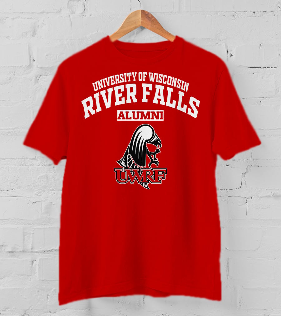University Of Wisconsin River Falls Alumni UWRF Falcon T-Shirt
