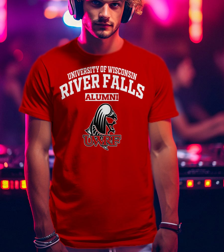 University Of Wisconsin River Falls Alumni UWRF Falcon T-Shirt