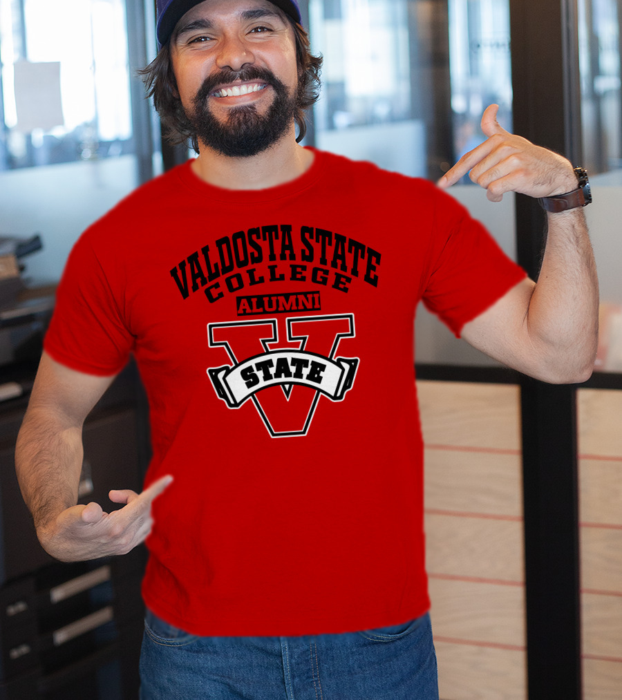 Valdosta State College Alumni V State T-Shirt