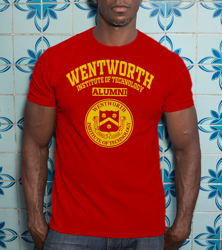 Wentworth Institute Of Technology Alumni Honesty Energy Economy System Crest T-Shirt