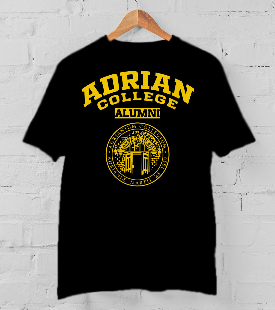 Adrian College Alumni Adraniae Collegium Seal Martii 28 1859 T-Shirt