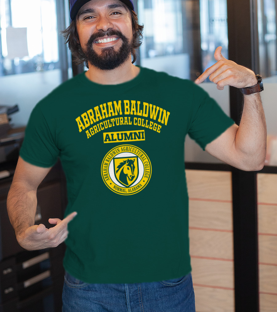Abraham Baldwin Agricultural College Alumni Normal Alabama Horse Emblem T-Shirt