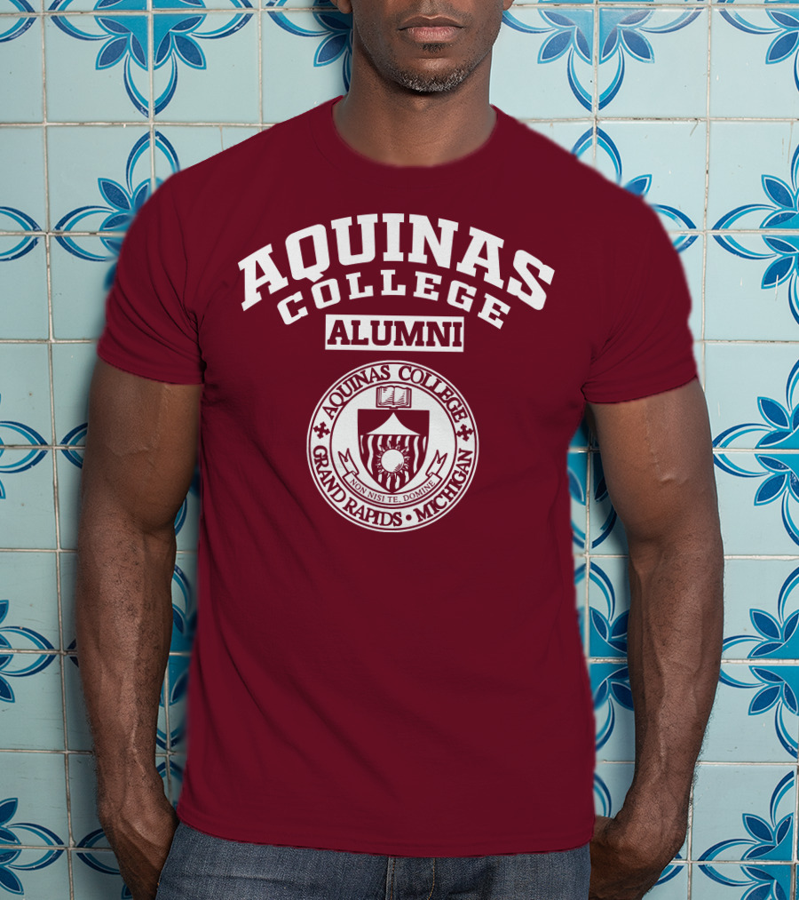 Aquinas College Alumni Grand Rapids Michigan Seal T-Shirt