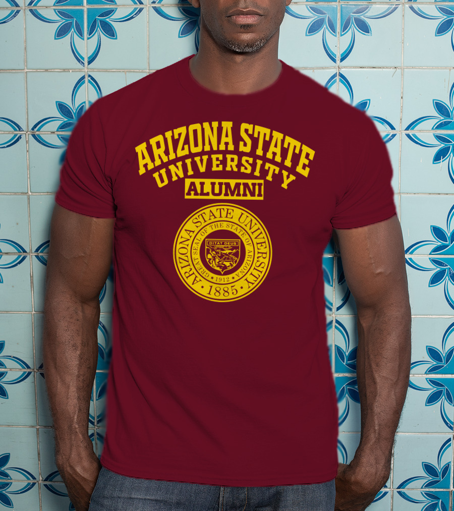 Arizona State University Alumni 1885 Great Seal Ditat Deus T-Shirt