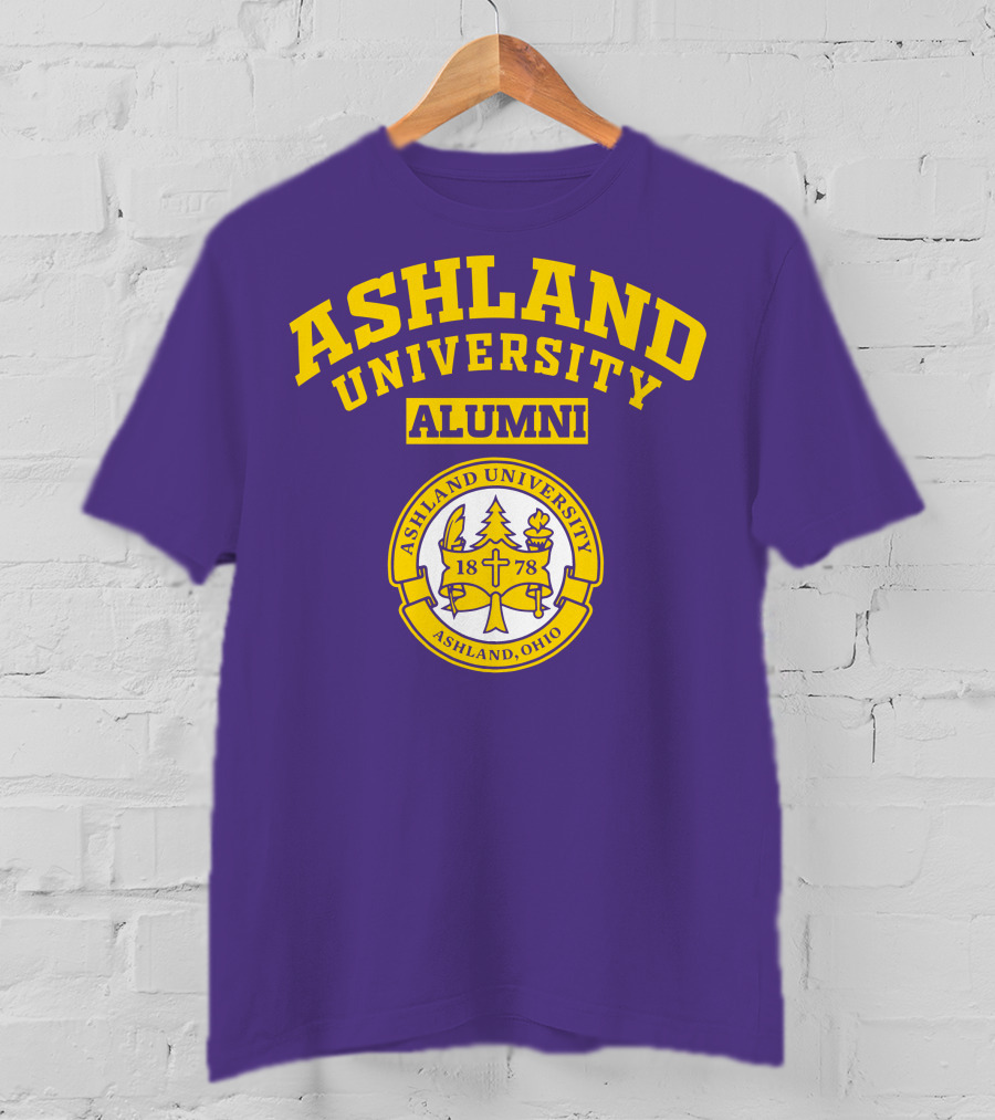 Ashland University Alumni Ashland Ohio 1878 Seal T-Shirt