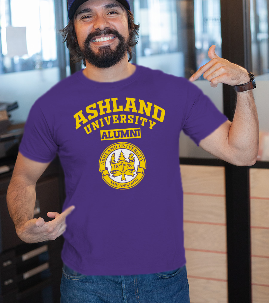 Ashland University Alumni Ashland Ohio 1878 Seal T-Shirt