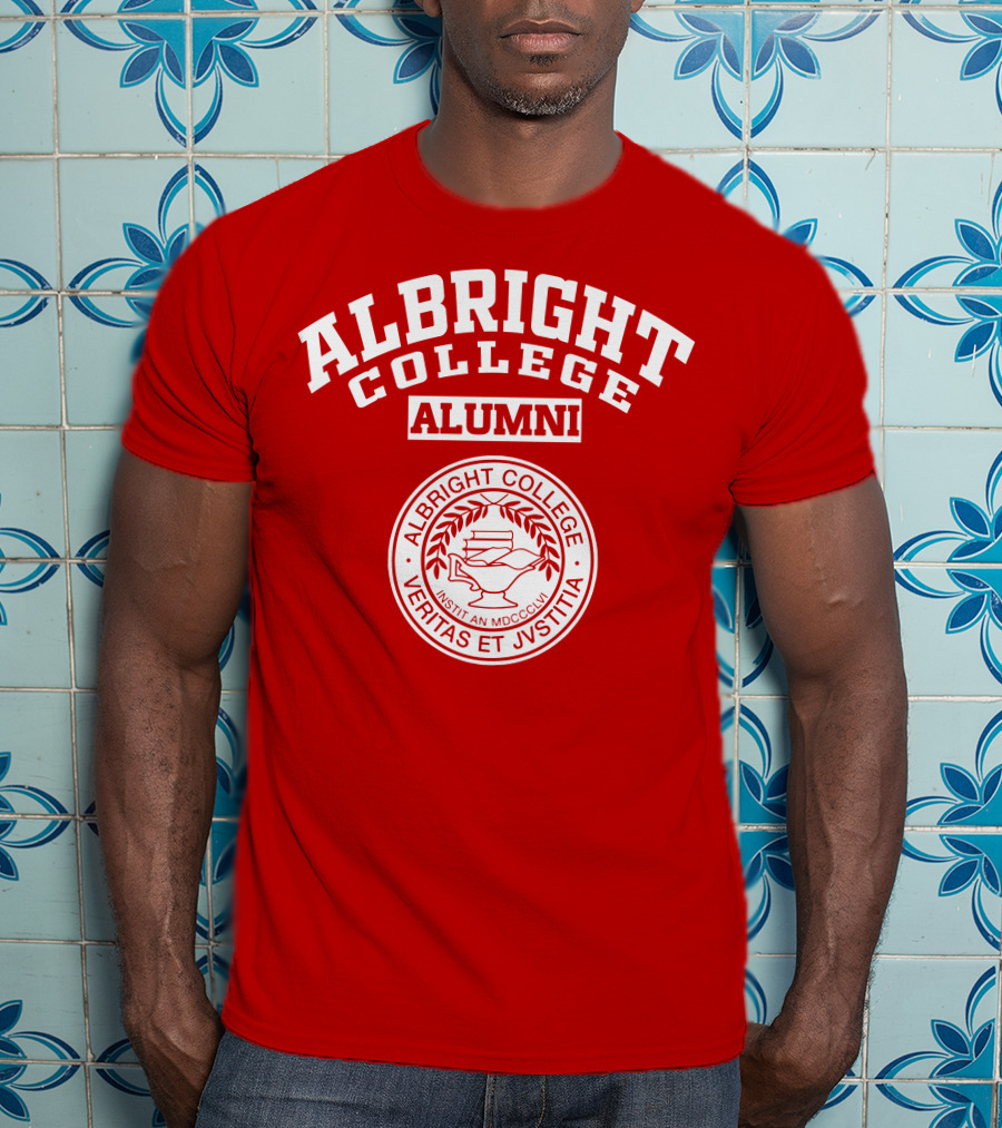 Albright College Alumni Veritas Et Justitia Crest Insignia T-Shirt