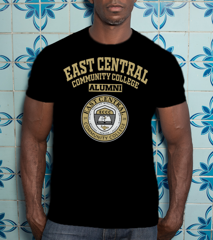 East Central Community College Alumni 1928 Seal ECCC Decatur Mississippi Newton Scott Winston Acknowledgment T-Shirt
