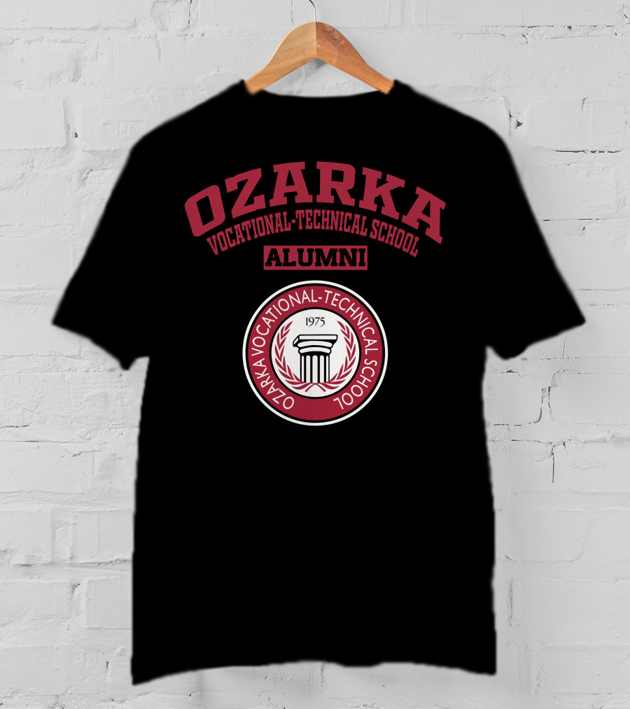 Ozarka Vocational-Technical School Alumni 1975 Emblem T-Shirt
