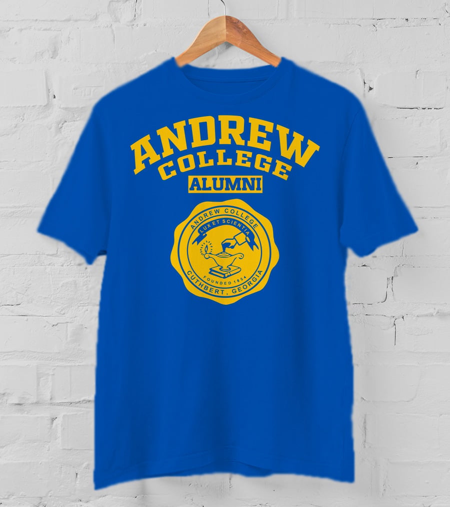 Andrew College Alumni Cuthbert Georgia Seal Established 1854 T-Shirt