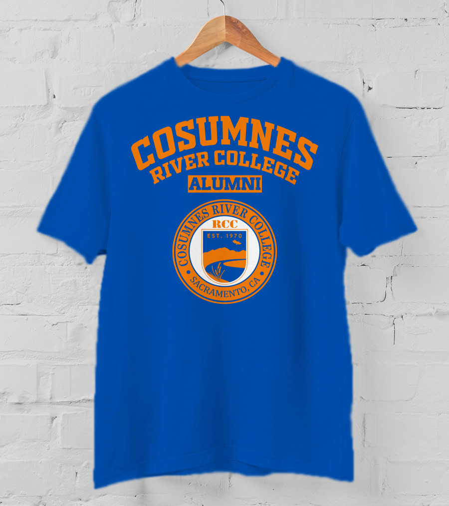 Cosumnes River College Alumni Rcc Est. 1970 Sacramento, CA T-Shirt