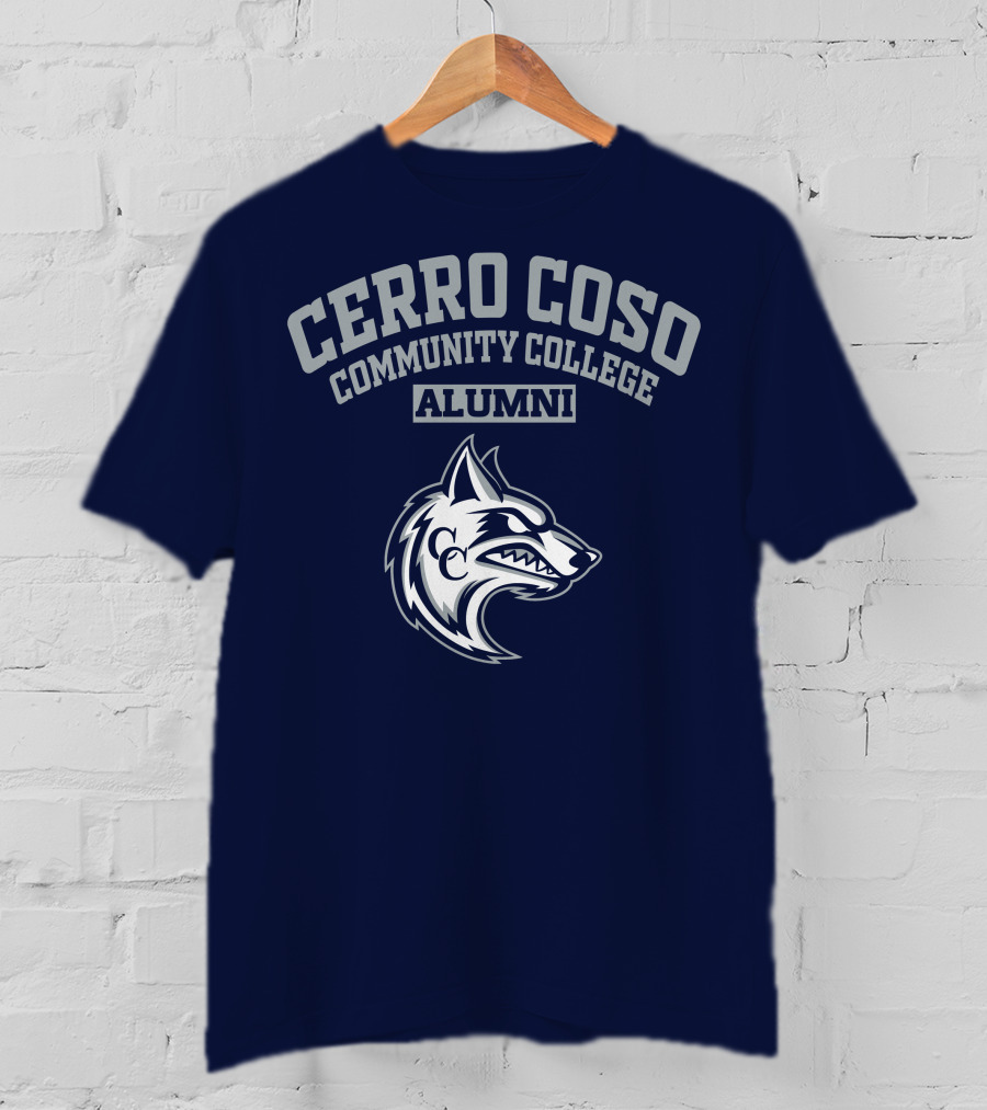Cerro Coso Community College Alumni Wolf T-Shirt