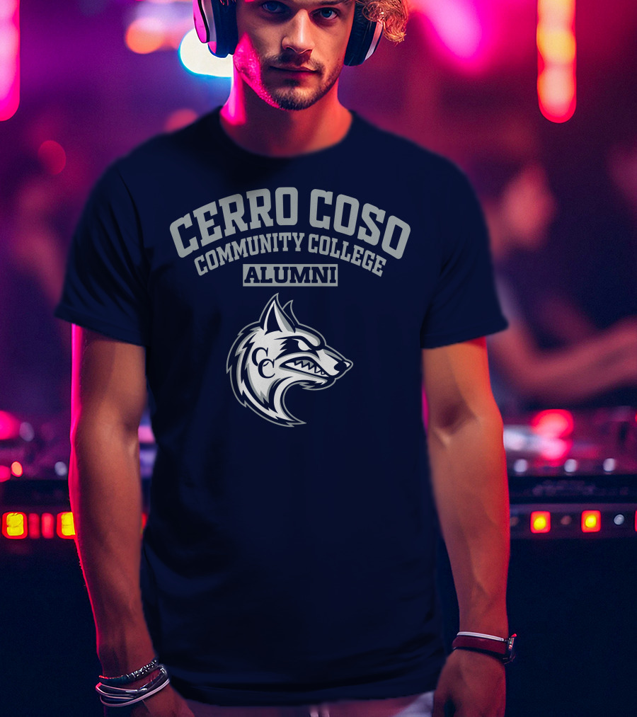 Cerro Coso Community College Alumni Wolf T-Shirt