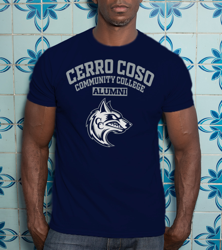 Cerro Coso Community College Alumni Wolf T-Shirt