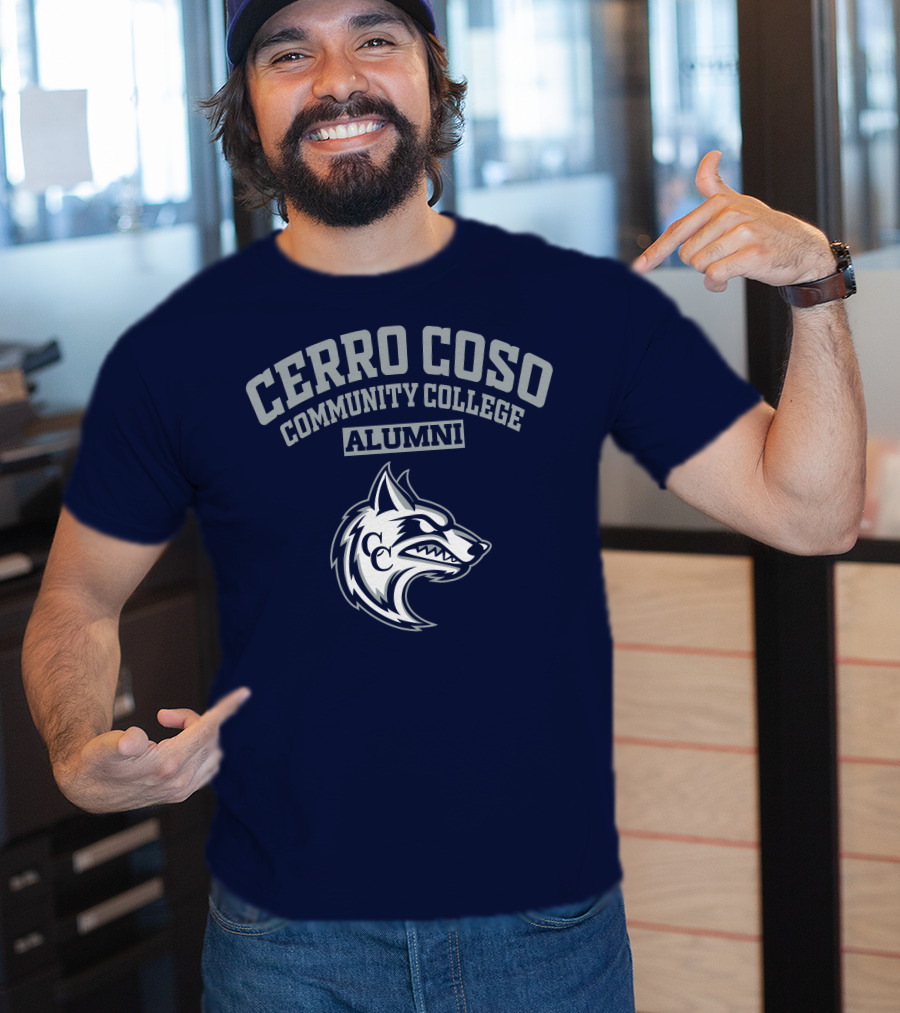 Cerro Coso Community College Alumni Wolf T-Shirt