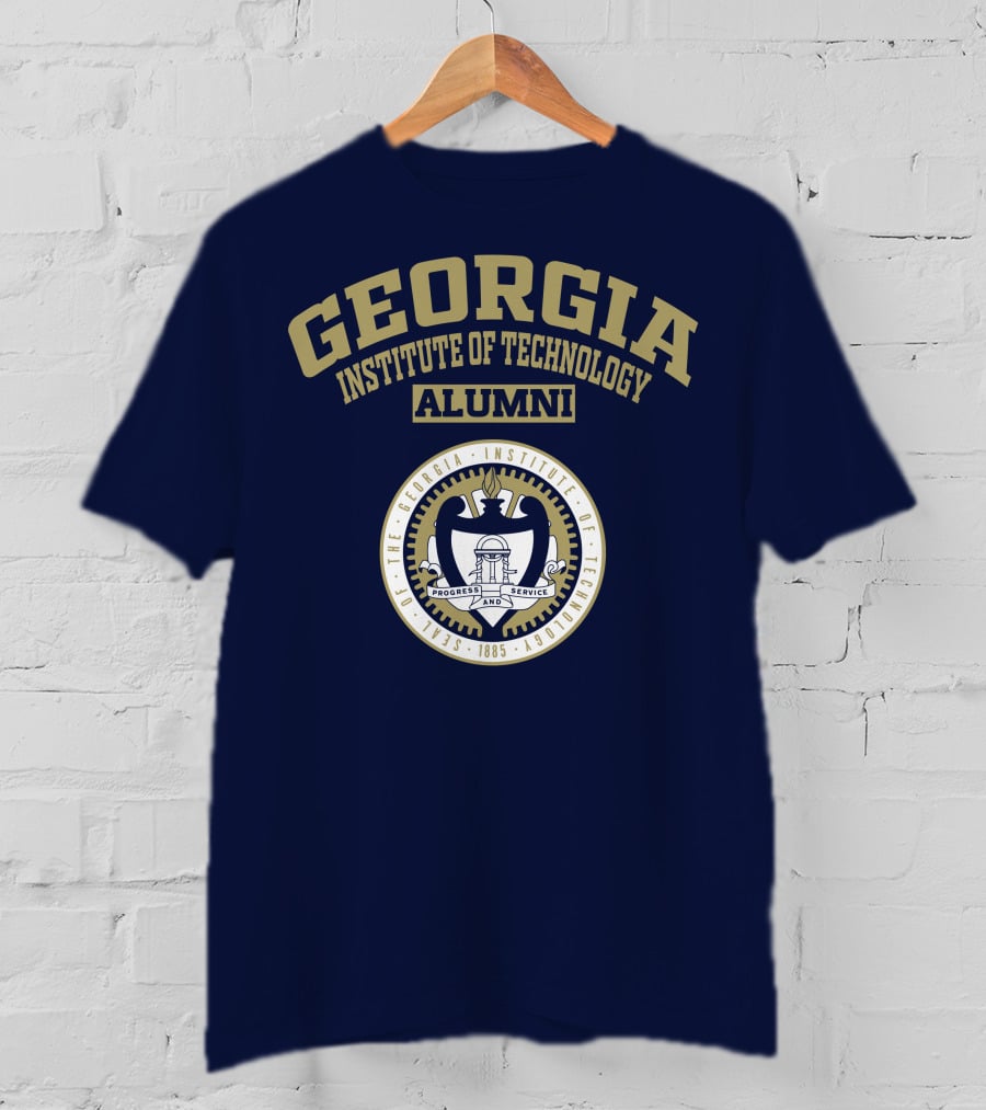Georgia Institute Of Technology Alumni Seal Progress And Service T-Shirt