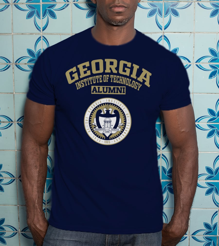 Georgia Institute Of Technology Alumni Seal Progress And Service T-Shirt