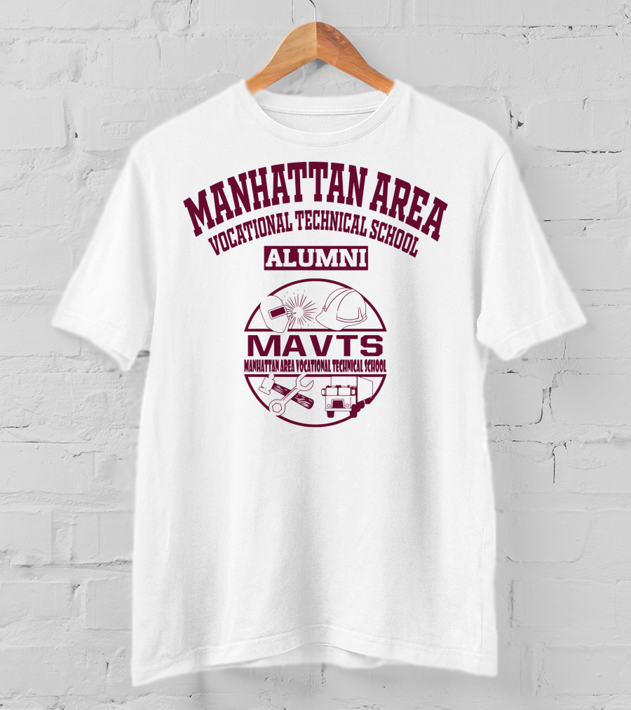 Manhattan Area Vocational Technical School Alumni MAVTS T-Shirt