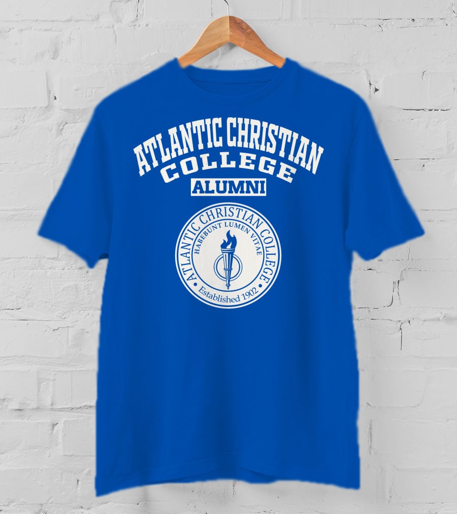 Atlantic Christian College Alumni Emblem Established 1902 Habebunt Lumen Vitae T-Shirt