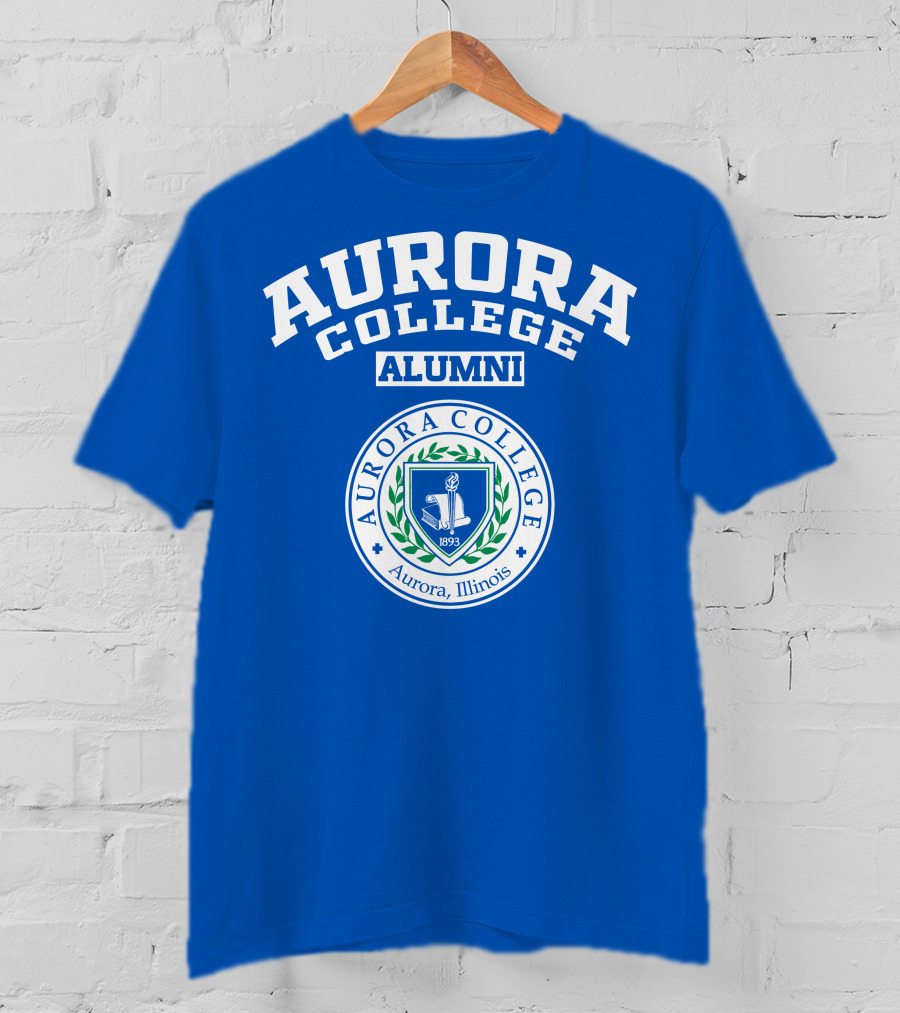 Aurora College Alumni Seal Aurora Illinois 1893 T-Shirt