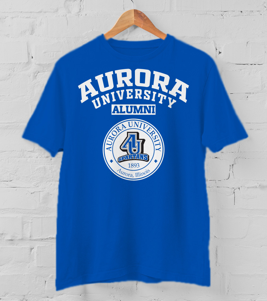 Aurora University Alumni Aurora Illinois Spartans 1893 T-Shirt