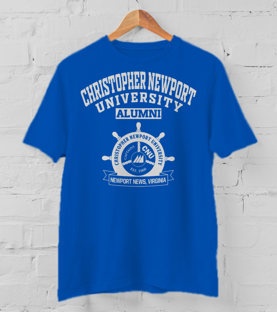 Christopher Newport University Alumni Captains CNU Est. 1960 Newport News Virginia T-Shirt