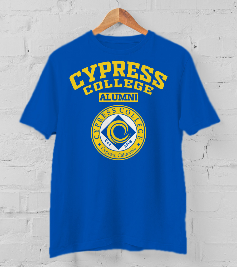 Cypress College Alumni Est 1966 Logo Cypress California T-Shirt