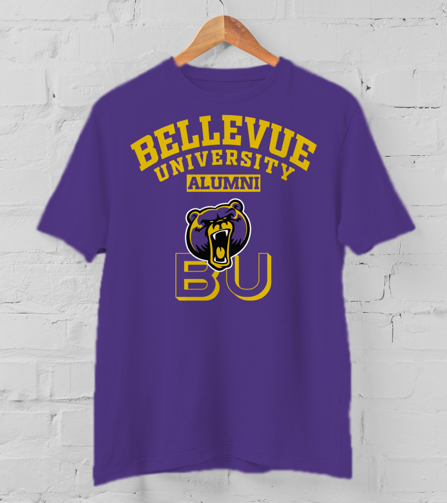 Bellevue University Alumni BU Bear T-Shirt