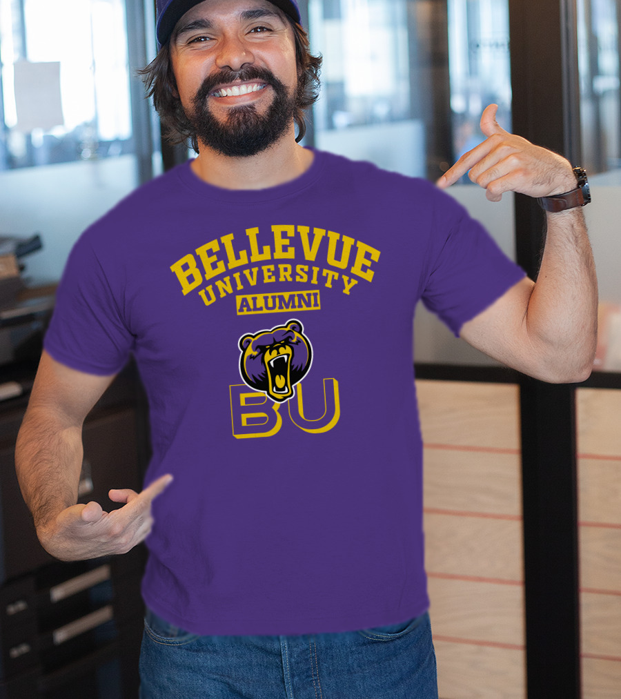 Bellevue University Alumni BU Bear T-Shirt