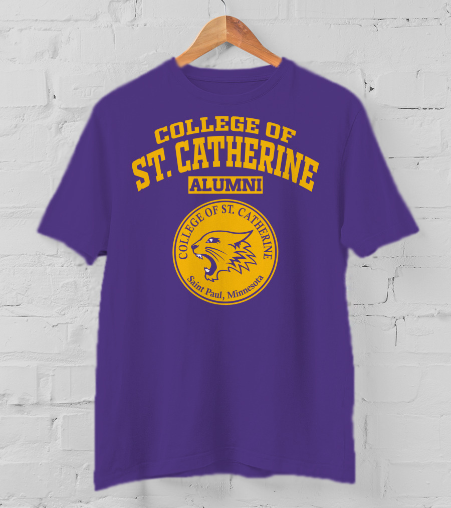 College Of St. Catherine Alumni Saint Paul Minnesota Wildcats T-Shirt