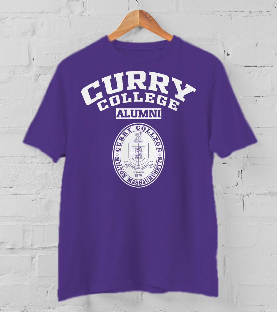 Curry College Alumni Milton Massachusetts Seal 1879 T-Shirt