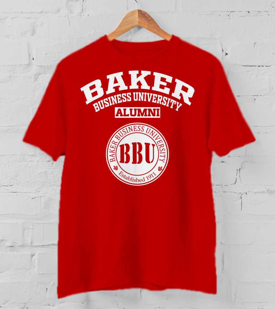 Baker Business University Alumni BBU Established 1911 T-Shirt