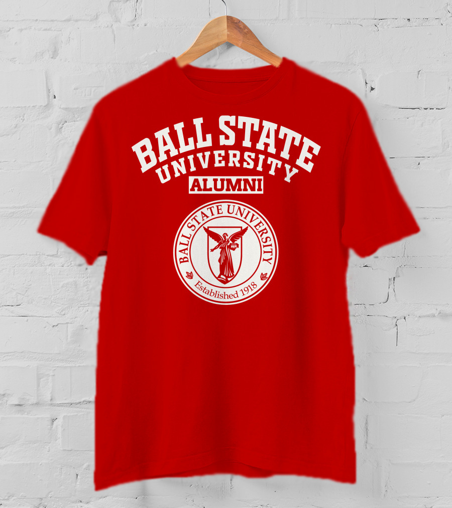 Ball State University Alumni Established 1918 T-Shirt