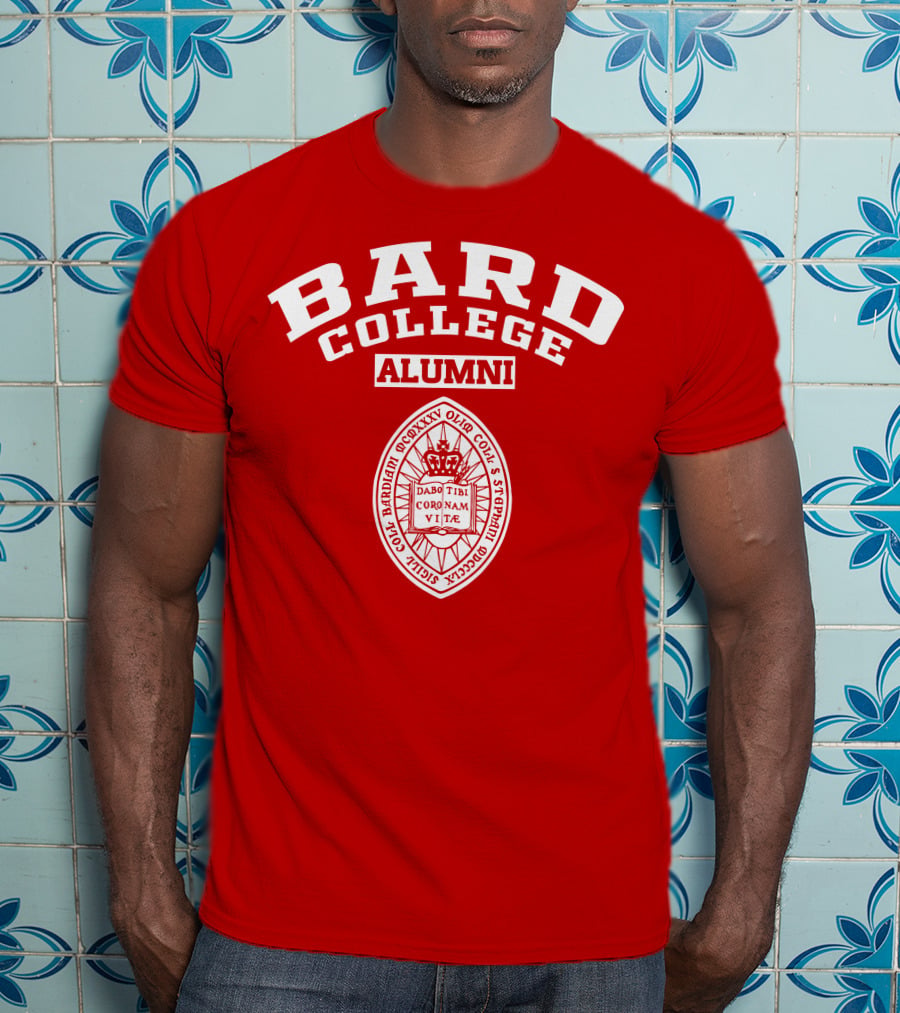 Bard College Alumni Seal Emblem Red T-Shirt