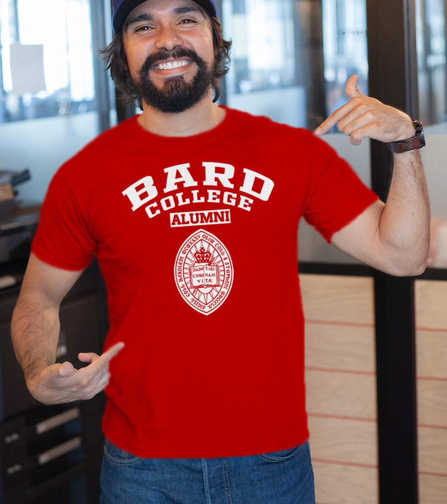 Bard College Alumni Seal Emblem Red T-Shirt
