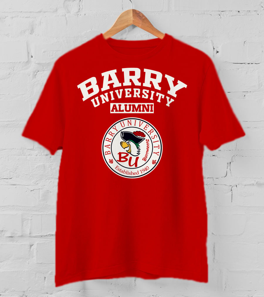 Barry University Alumni Buccaneers Established 1940 BU T-Shirt