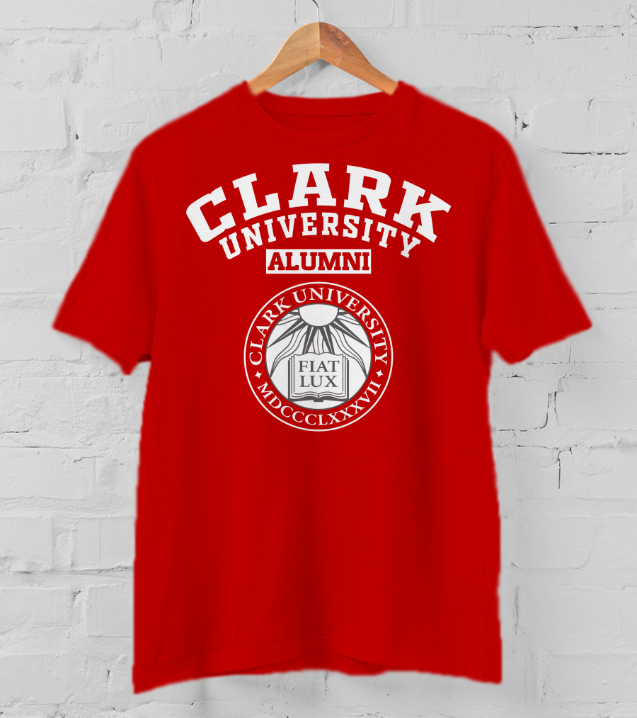 Clark University Alumni Fiat Lux Shield 1887 T-Shirt
