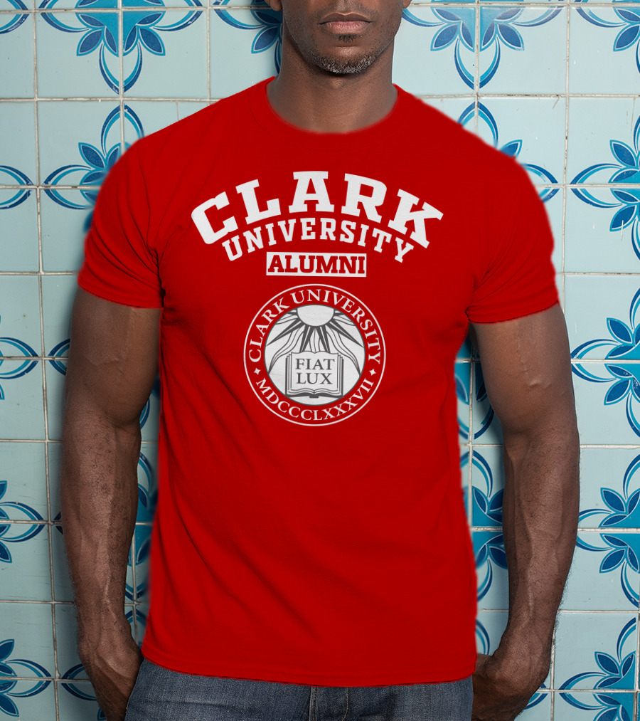 Clark University Alumni Fiat Lux Shield 1887 T-Shirt