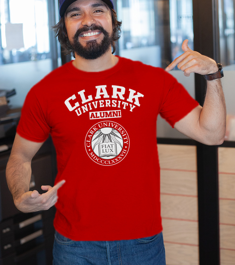 Clark University Alumni Fiat Lux Shield 1887 T-Shirt