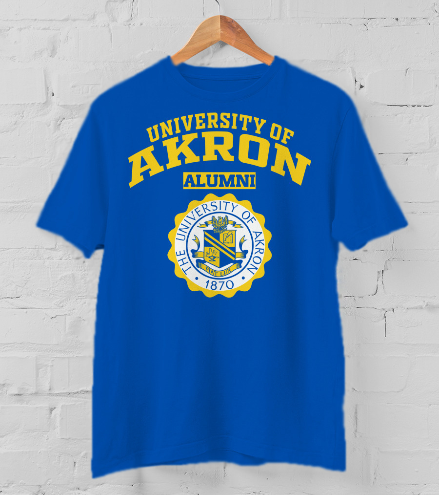University Of Akron Alumni 1870 Seal T-Shirt
