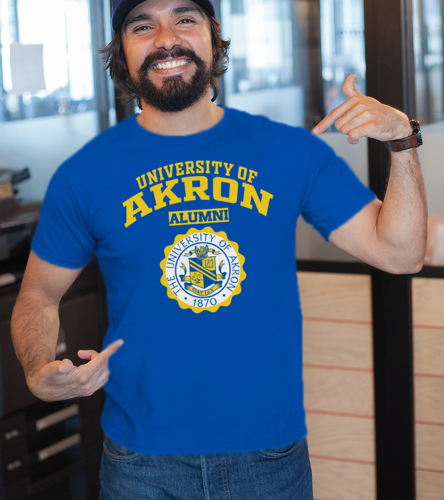 University Of Akron Alumni 1870 Seal T-Shirt