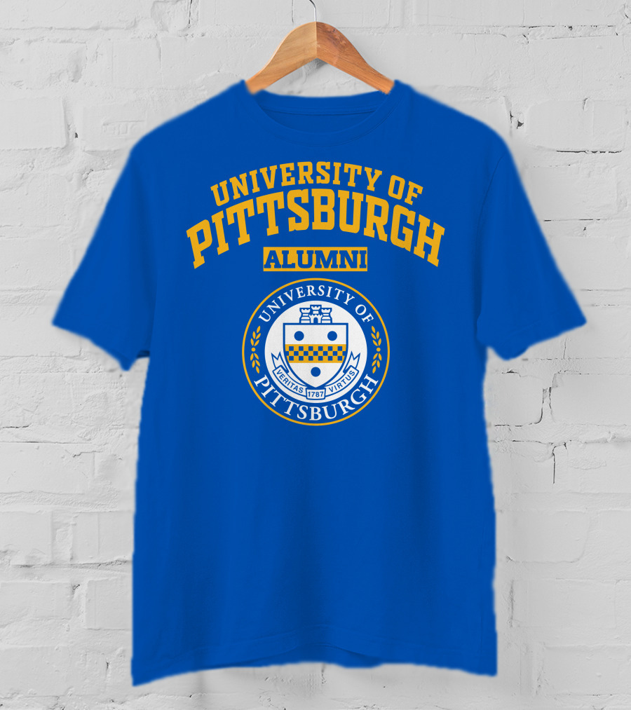 UNIVERSITY OF PITTSBURGH ALUMNI VERITAS 1787 VIRTUS T-Shirt