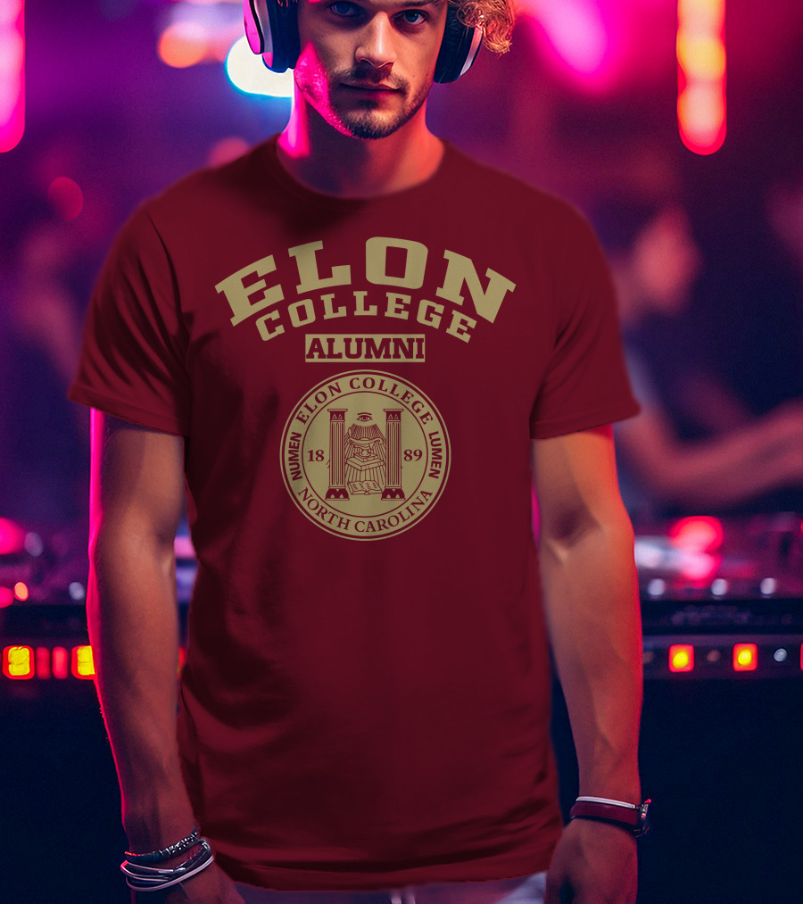 Elon College Alumni Numen Lumen 1889 North Carolina T-Shirt