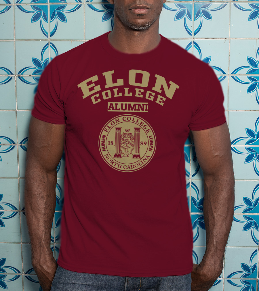 Elon College Alumni Numen Lumen 1889 North Carolina T-Shirt