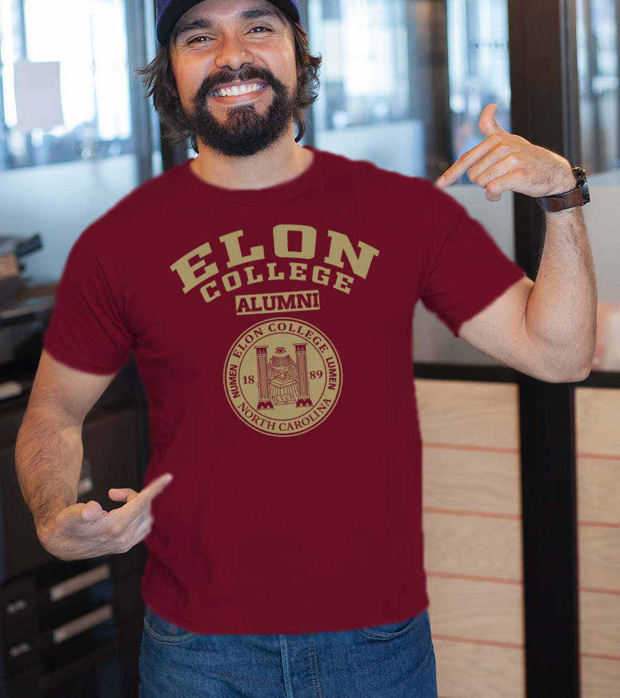 Elon College Alumni Numen Lumen 1889 North Carolina T-Shirt